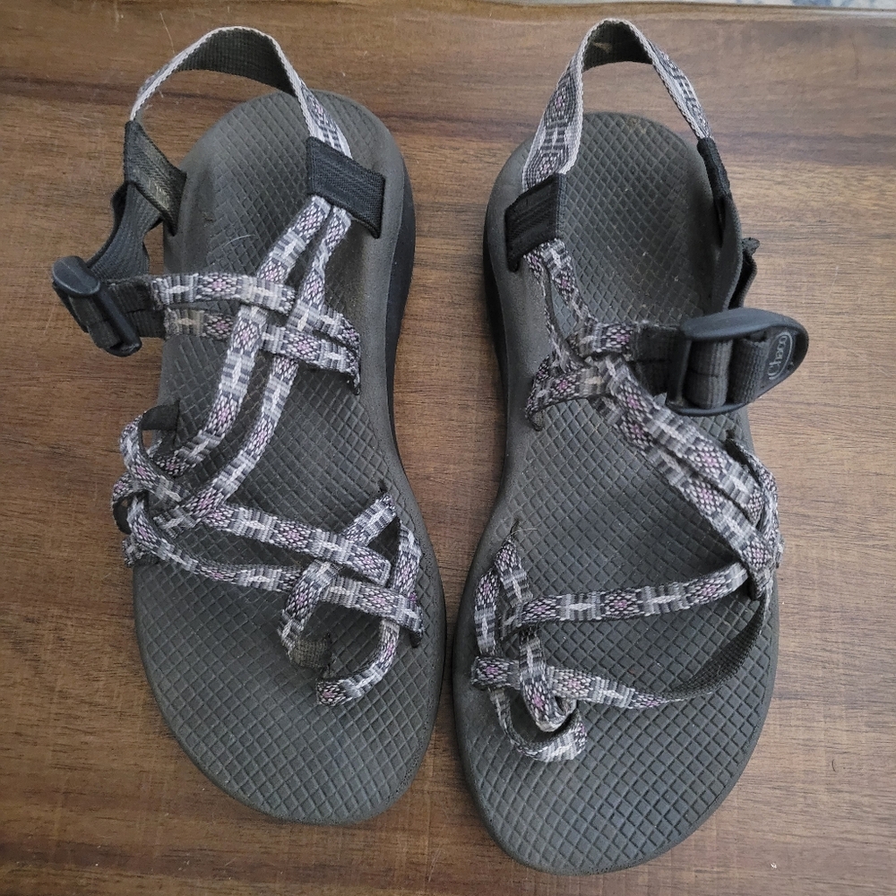 Chaco ZX2 Black Gray Sandals SZ 9